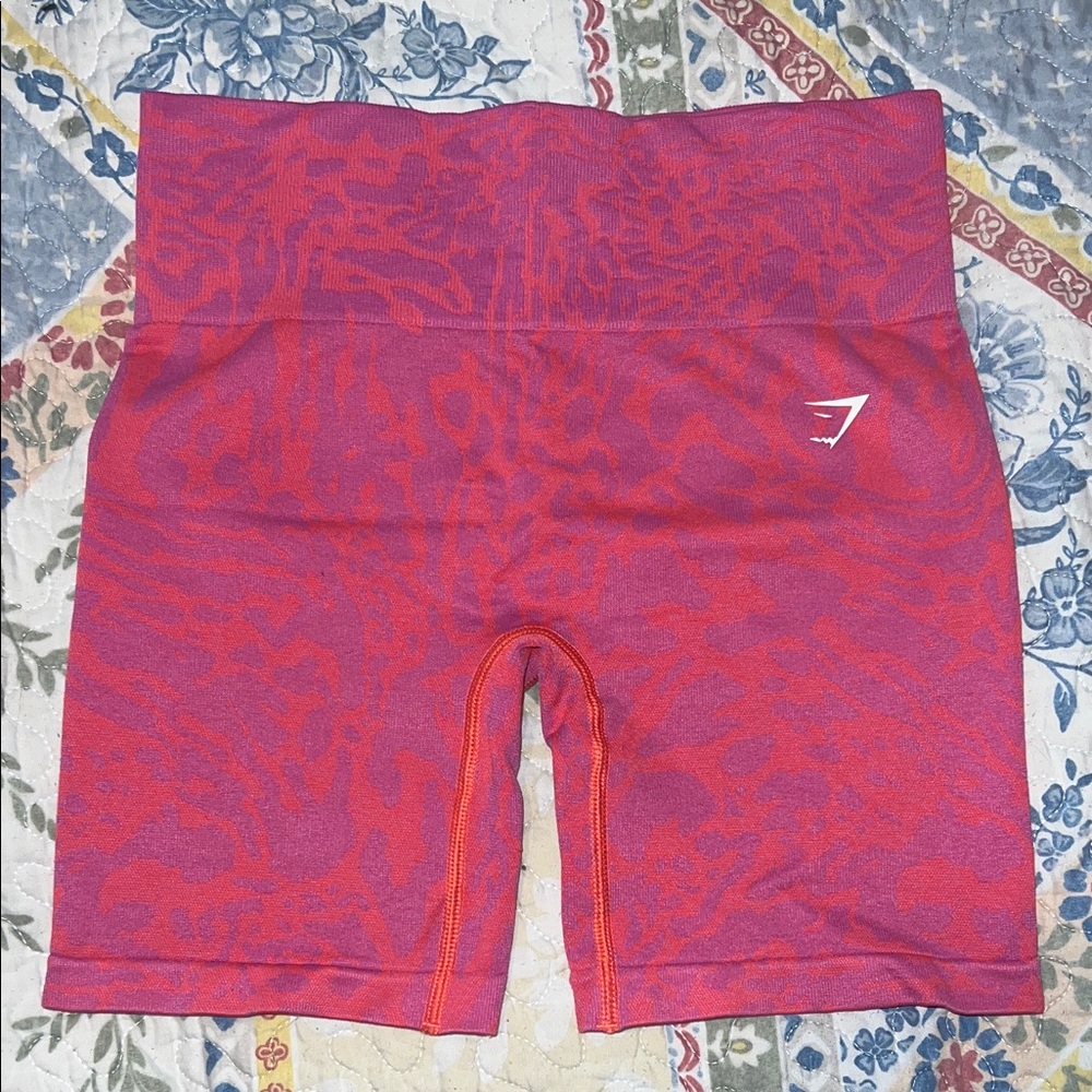 Gymshark Women's Vibrant Pink Bike Shorts